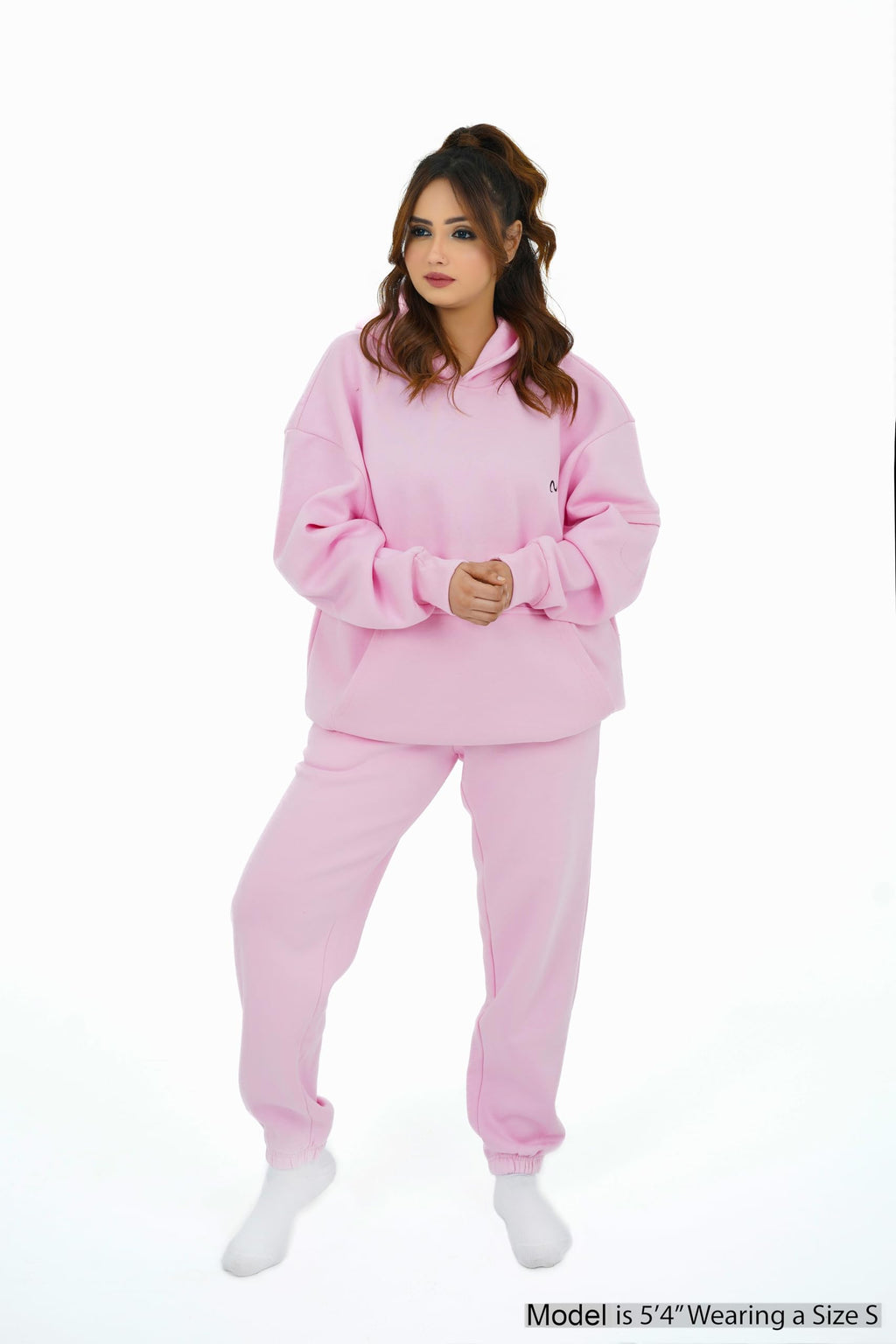 NoorVogue Heavyweight Oversized Fleece Hoodie Unisex Premium Comfort Pullover Mesh Pocket